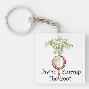 Llavero Thyme 2Turnip La Cadena Clave De La Abeja