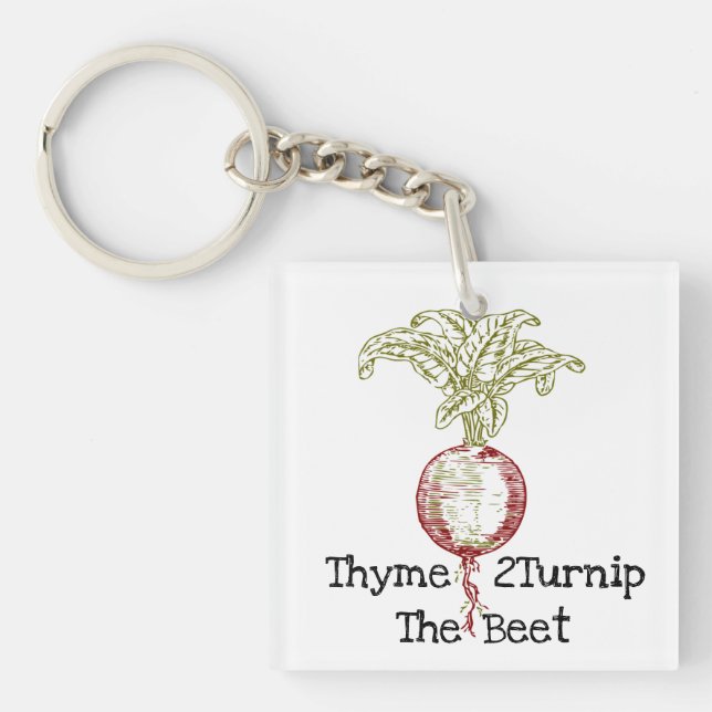 Llavero Thyme 2Turnip La Cadena Clave De La Abeja (Frente)