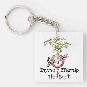 Llavero Thyme 2Turnip La Cadena Clave De La Abeja