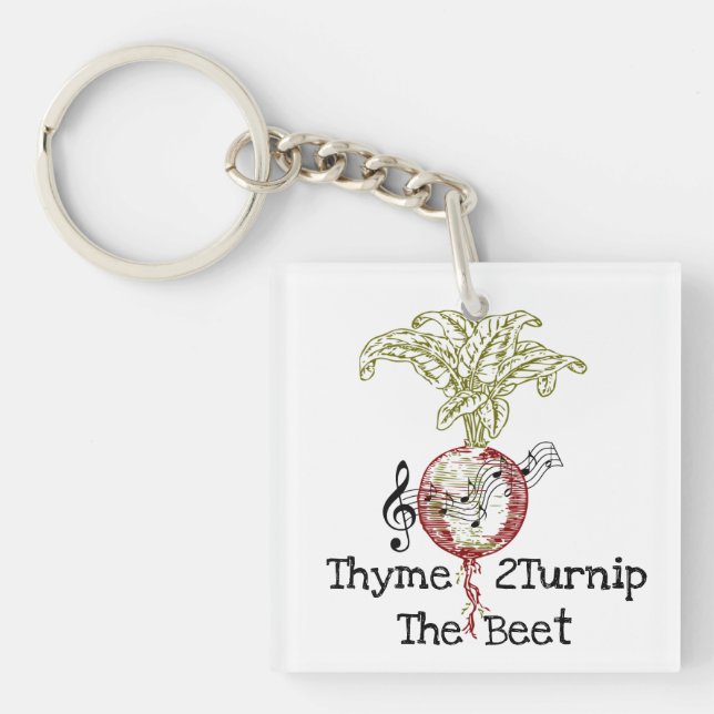 Llavero Thyme 2Turnip La Cadena Clave De La Abeja (Frente)
