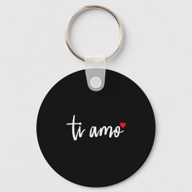 Llavero Ti Amo Italiano I Love You Valentine's Day Relatio (Anverso)