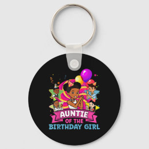 Llavero Tía La Niña Cumpleaños Fiesta Rosa Muñeca Familia 
