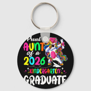 Llavero Tía orgullosa de una graduada de pre-k de la clase