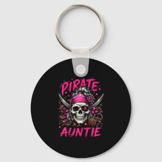 Llavero Tía pirata calavera familiar divertida jolly roger