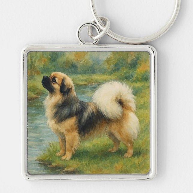 Llavero Tibetan Spaniel (Frente)
