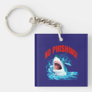 Llavero Tiburón divertido sin phishing