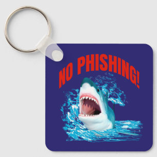 Llavero Tiburón divertido sin phishing
