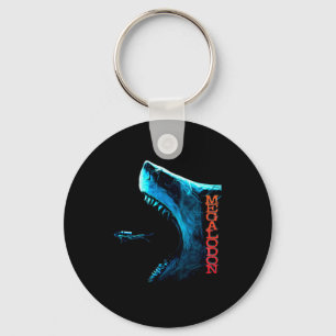Llavero Tiburón Megalodon Primal Aleta Dorsal Dientes Océa