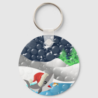 Llavero Tiburón navidad