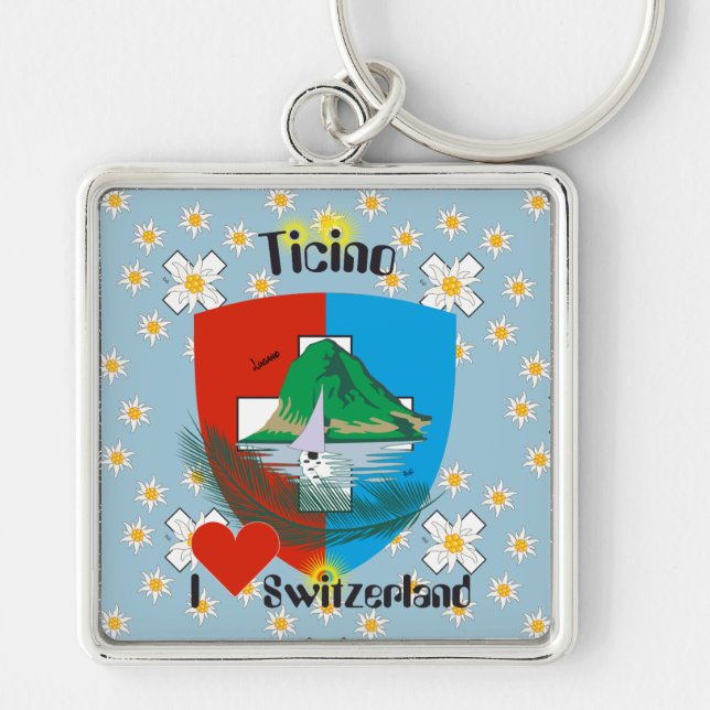 Llavero Ticino Tessin Schlüsselanhänger (Frente)