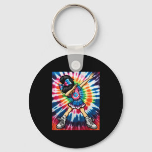 Llavero Tie Dye Cute Dabbing Cheerership Dance Cheerledin