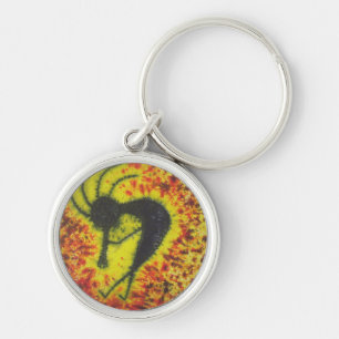 Llavero Tie Dye Kokopelli Key Chain