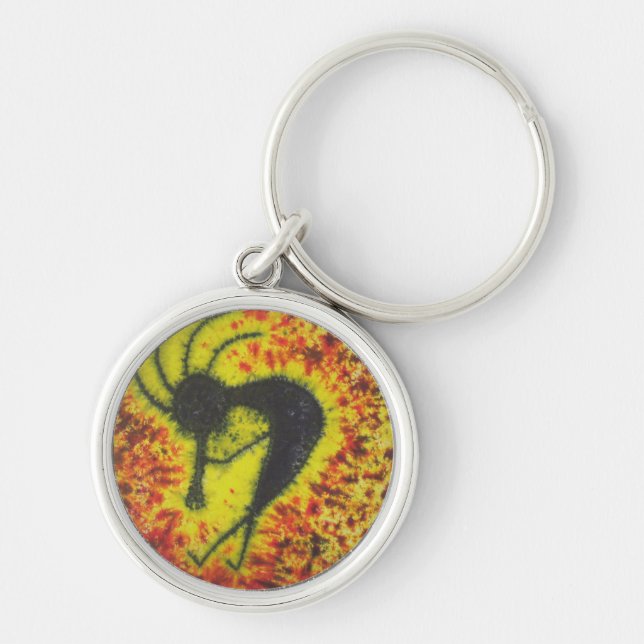 Llavero Tie Dye Kokopelli Key Chain (Frente)