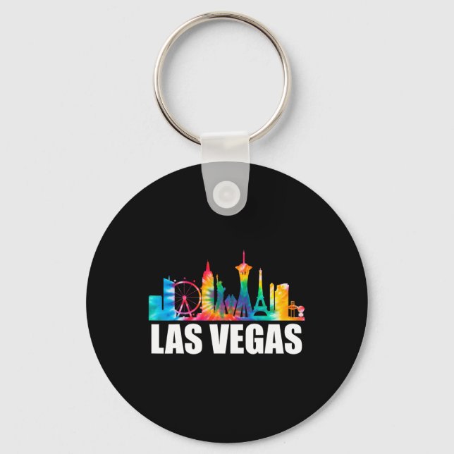 Llavero Tie Dye Las Vegas Nevada Despedida de Soltero Vaca (Anverso)