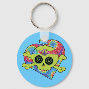 Llavero Tie Dye Skull