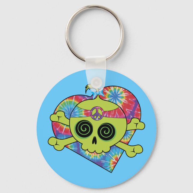 Llavero Tie Dye Skull (Anverso)