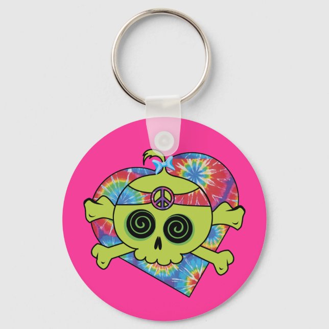 Llavero Tie Dye Skull (Anverso)