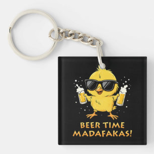 Llavero Tiempo de cerveza Madafakas Gracioso Meme Duck Goo