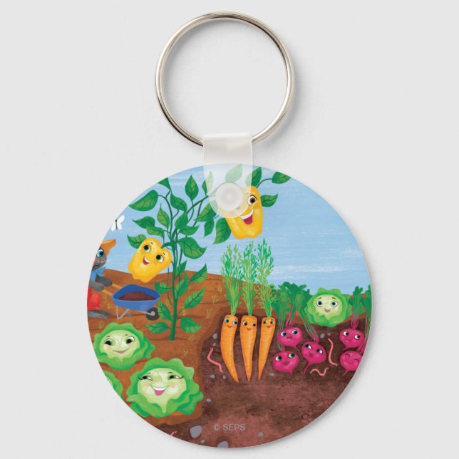 Llavero Tiempo De Contar Jardín (Anverso)