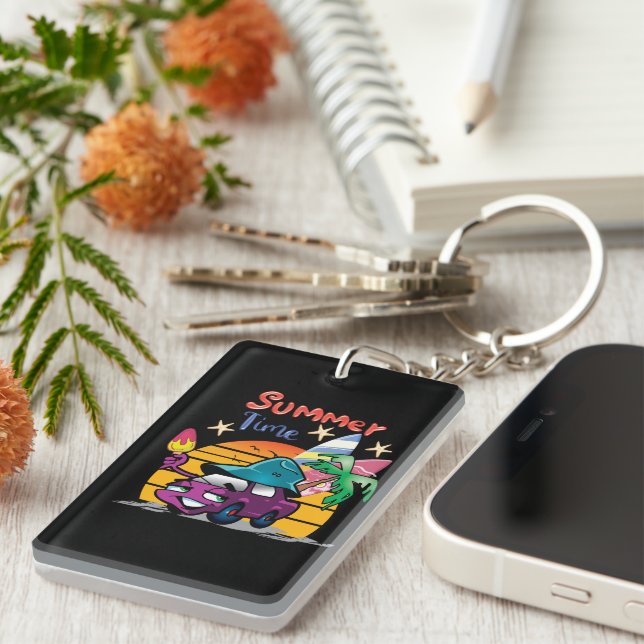 Llavero Tiempo de verano (Frente Derecha)