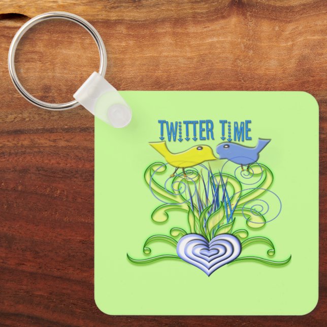 Llavero TiempoDeTwitter (Anverso)