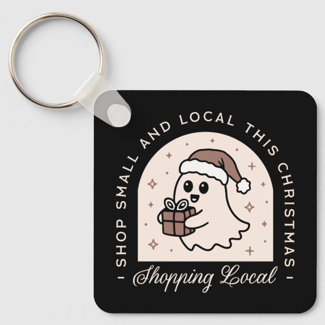 Llavero Tienda de apoyo obsequios a pequeños Navidades loc (Anverso)