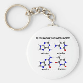 Llavero ¿Tienes Cubiertas Todas Tus Bases? (Bases de ADN)