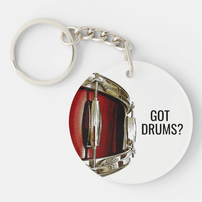 Llavero ¿Tienes tambores? Drummer Snare Drum Percussion Dr (Frente)