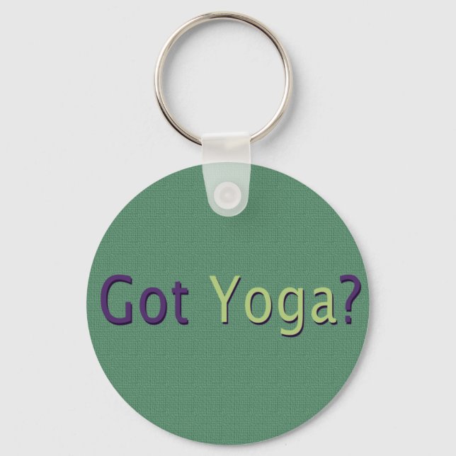 Llavero ¿Tienes yoga? (Anverso)