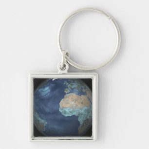 Llavero Tierra llena que muestra la evaporación