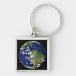 Llavero Tierra llena que muestra Suramérica 2