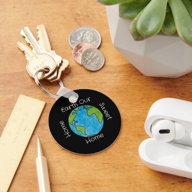 Llavero Tierra nuestro hogar dulce hogar (Escritorio )