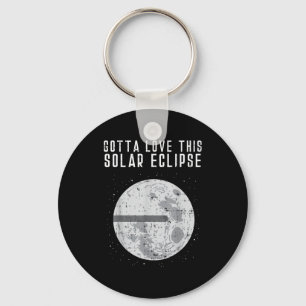 Llavero Tierra Plana Eclipse Solar Luna Divertida Teoría d
