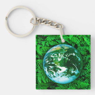 Llavero Tierra verde - conciencia ecológica