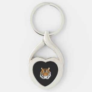 LLAVERO TIGER ART NECKLACE KEYCHAIN