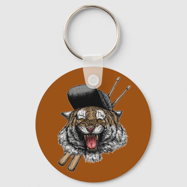 Llavero Tiger Drummer (Anverso)