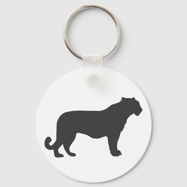Llavero Tiger Silhouette (Anverso)
