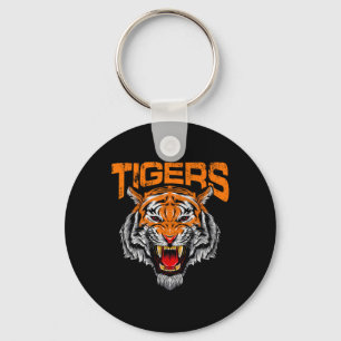 Llavero Tigers Escuela de Fútbol Deportes Distressed Día d