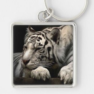 Llavero Tigre blanco