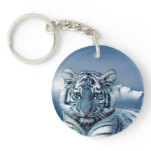 Tigre blanco azul