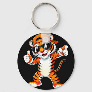 Llavero Tigre con gafas de sol tigre animal tigre hombres
