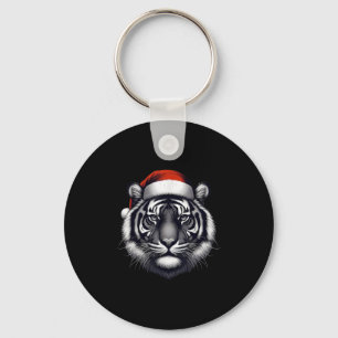 Llavero Tigre con Navidades de Santa Hat