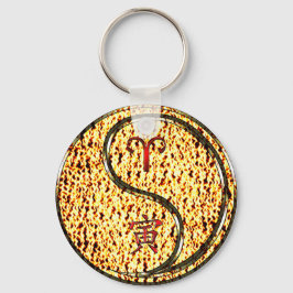 Llavero Tigre de Aries y Fuego