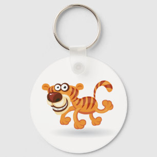 Llavero Tigre de bebé del dibujo animado
