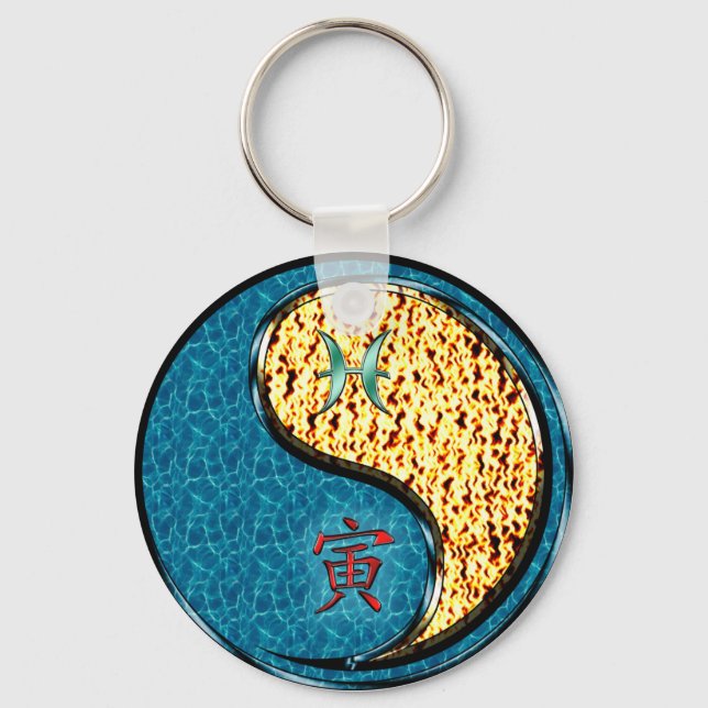 Llavero Tigre de fuego (Anverso)