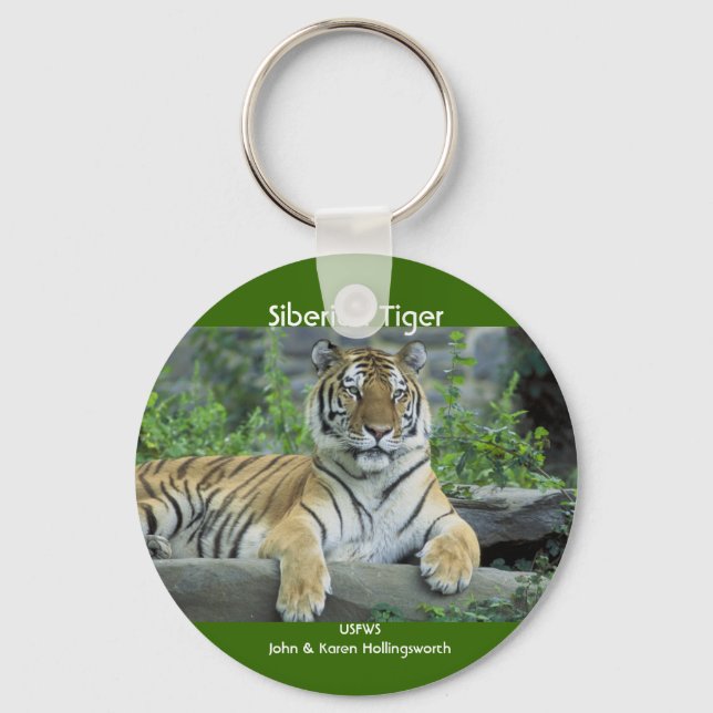 Llavero Tigre de Siberia (Anverso)