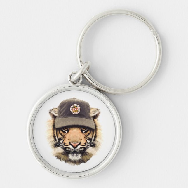 Llavero Tigre de surf (Frente)