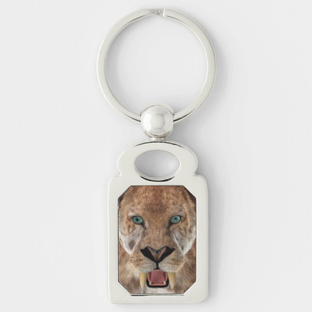 Llavero Tigre Dientes de Sable o Smilodon (Anverso)
