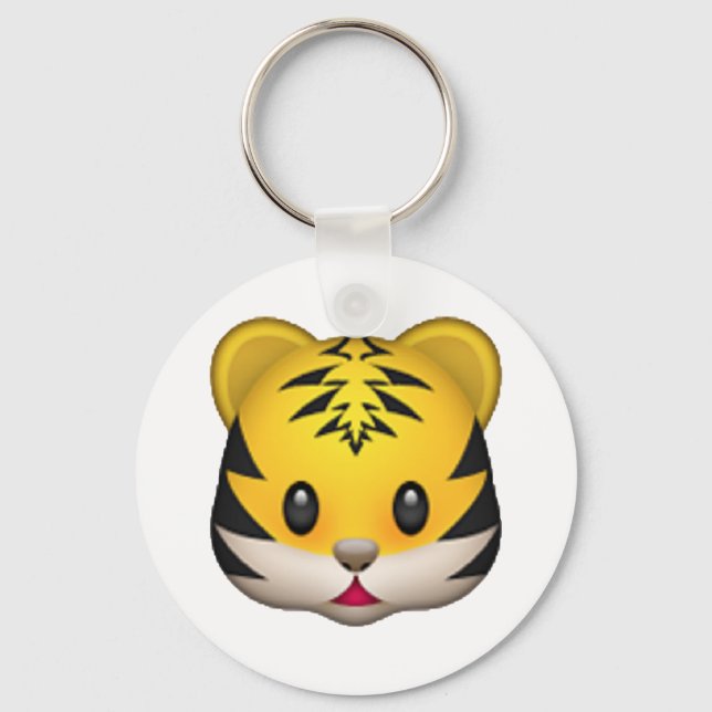 Llavero Tigre - Emoji (Anverso)