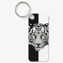 Tigre en blanco y negro
